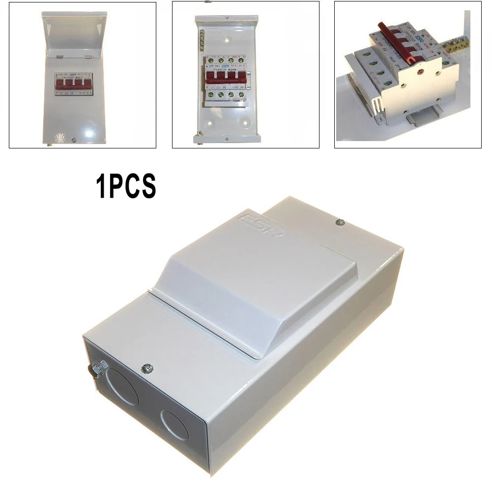 Changeover Switch Transfer Switch For Electrician's Tools 240V 253mm X126mm X110mm Durable Metal SP&N 125 Amp
Changeover Switch Transfer Switch For Electrician's Tools 240V 253mm X126mm X110mm Durable Metal SP&N 125 Amp