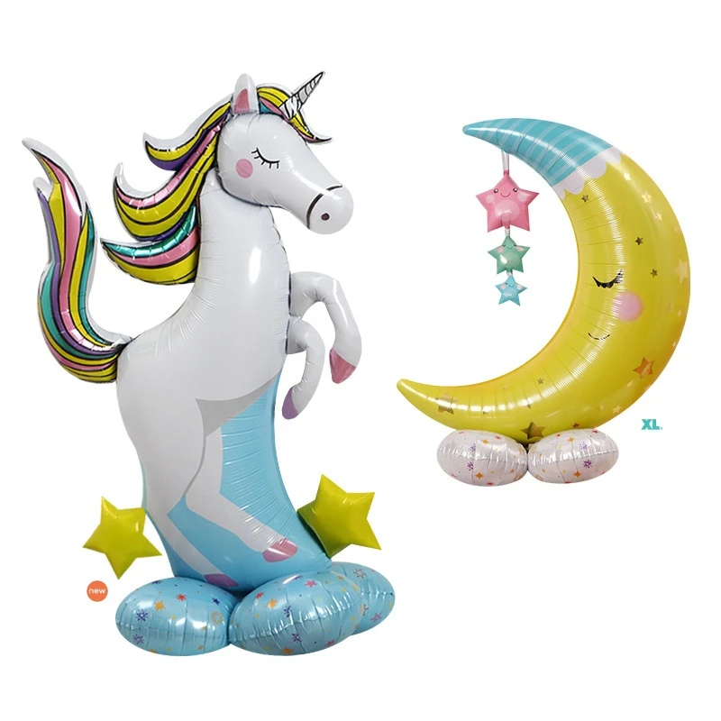 1 Piece Large Standing Unicorn Balloon 3D Unicorn Moon Inflatable Foil Balloon Baby Shower Birthday Party Decorations Kids Toys
1 Piece Large Standing Unicorn Balloon 3D Unicorn Moon Inflatable Foil Balloon Baby Shower Birthday Party Decorations Kids Toys