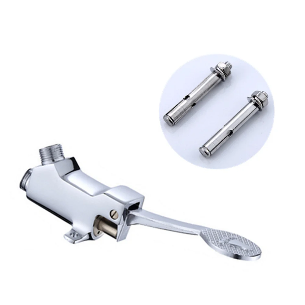Floor Foot Pedal Control Switch Tap Valve Faucet Basin Single Cold Water Tap Bathroom Hospital Hotel Pedal Water Faucet Basin
Floor Foot Pedal Control Switch Tap Valve Faucet Basin Single Cold Water Tap Bathroom Hospital Hotel Pedal Water Faucet Basin