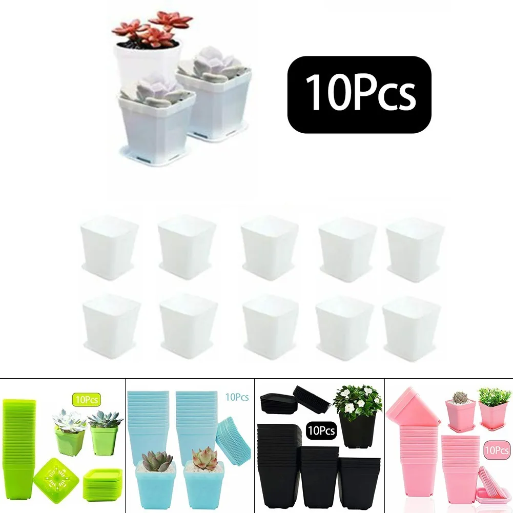 10pcs Flower Pot Seedling Pot Planting Nutrition Pot Breeding Container Garden Parts Multi Color With Drainage Trays Ventilation
10pcs Flower Pot Seedling Pot Planting Nutrition Pot Breeding Container Garden Parts Multi Color With Drainage Trays Ventilation