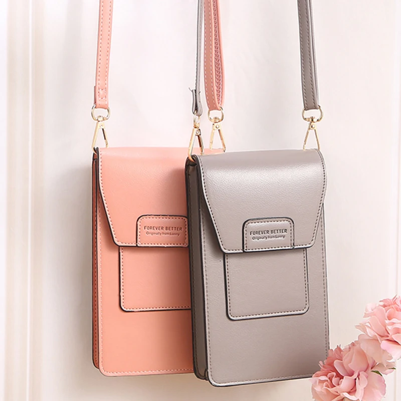 Women Multi-function Touch Screen Phone Bags Female Single Shoulder Purse Messenger Wallet Large Capacity RFID Anti-theft Brush
Women Multi-function Touch Screen Phone Bags Female Single Shoulder Purse Messenger Wallet Large Capacity RFID Anti-theft Brush