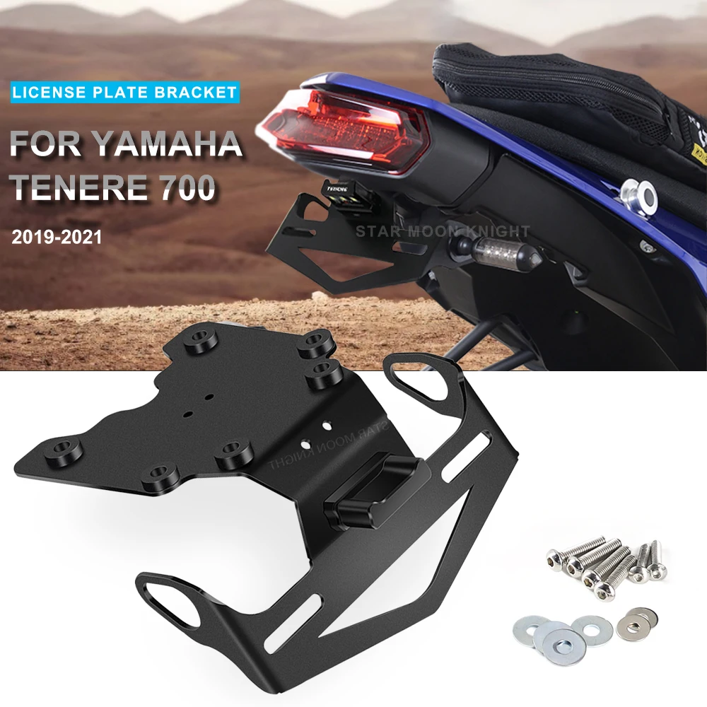Motorcycle Rear License Plate Holder Bracket with Light Tail Tidy Fender Eliminator For Yamaha Tenere 700 XT700Z Tenere700 2019-
Motorcycle Rear License Plate Holder Bracket with Light Tail Tidy Fender Eliminator For Yamaha Tenere 700 XT700Z Tenere700 2019-