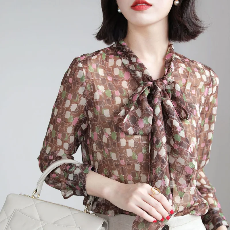 Single-breasted Blusa Feminina Long Sleeve Spring Fashion Lace Up Bow Autumn Loose Chiffon Shirt Top Women
Single-breasted Blusa Feminina Long Sleeve Spring Fashion Lace Up Bow Autumn Loose Chiffon Shirt Top Women