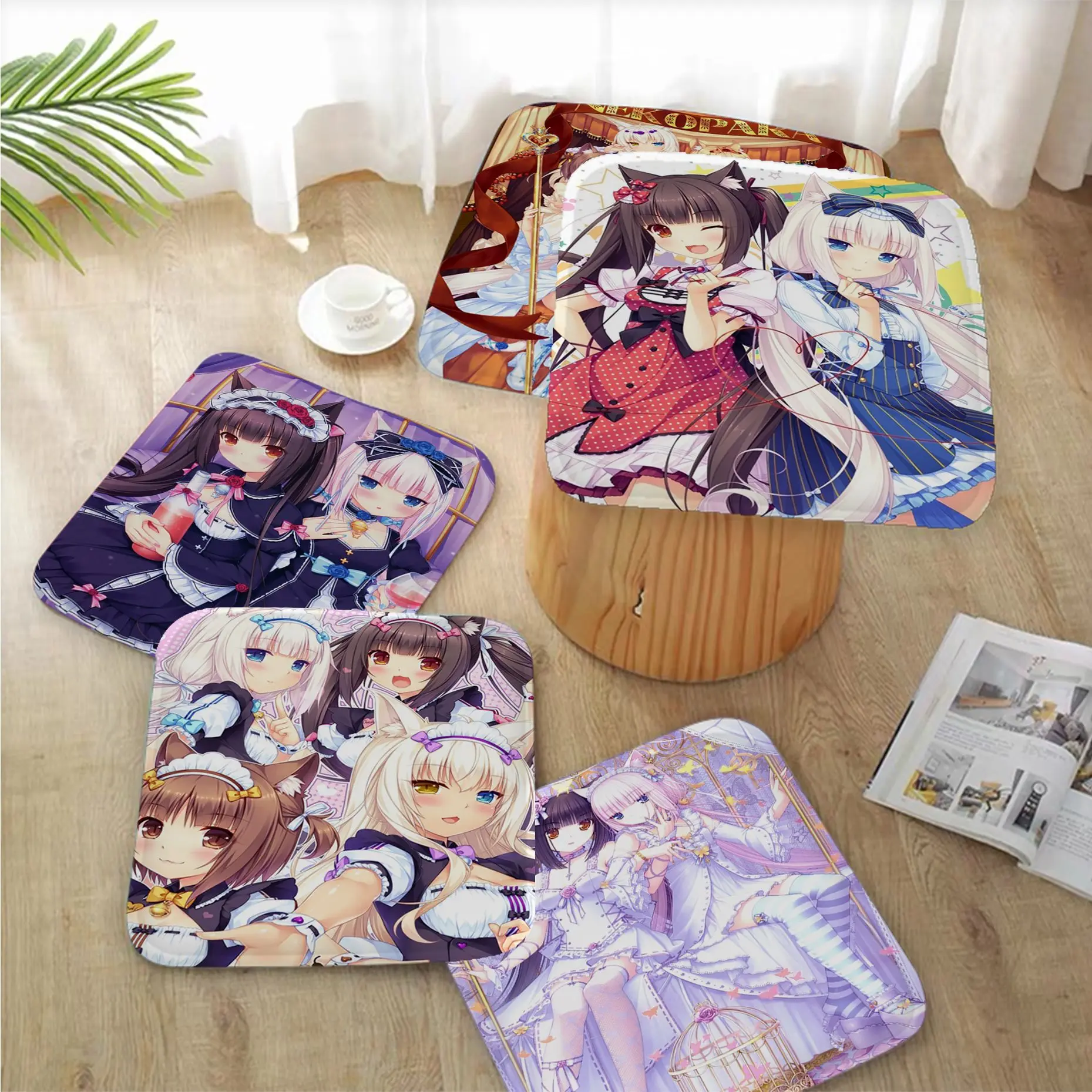 Anime Nekopara Square Chair Cushion Soft Office Car Seat Comfort Breathable 45x45cm Sofa Cushion
Anime Nekopara Square Chair Cushion Soft Office Car Seat Comfort Breathable 45x45cm Sofa Cushion