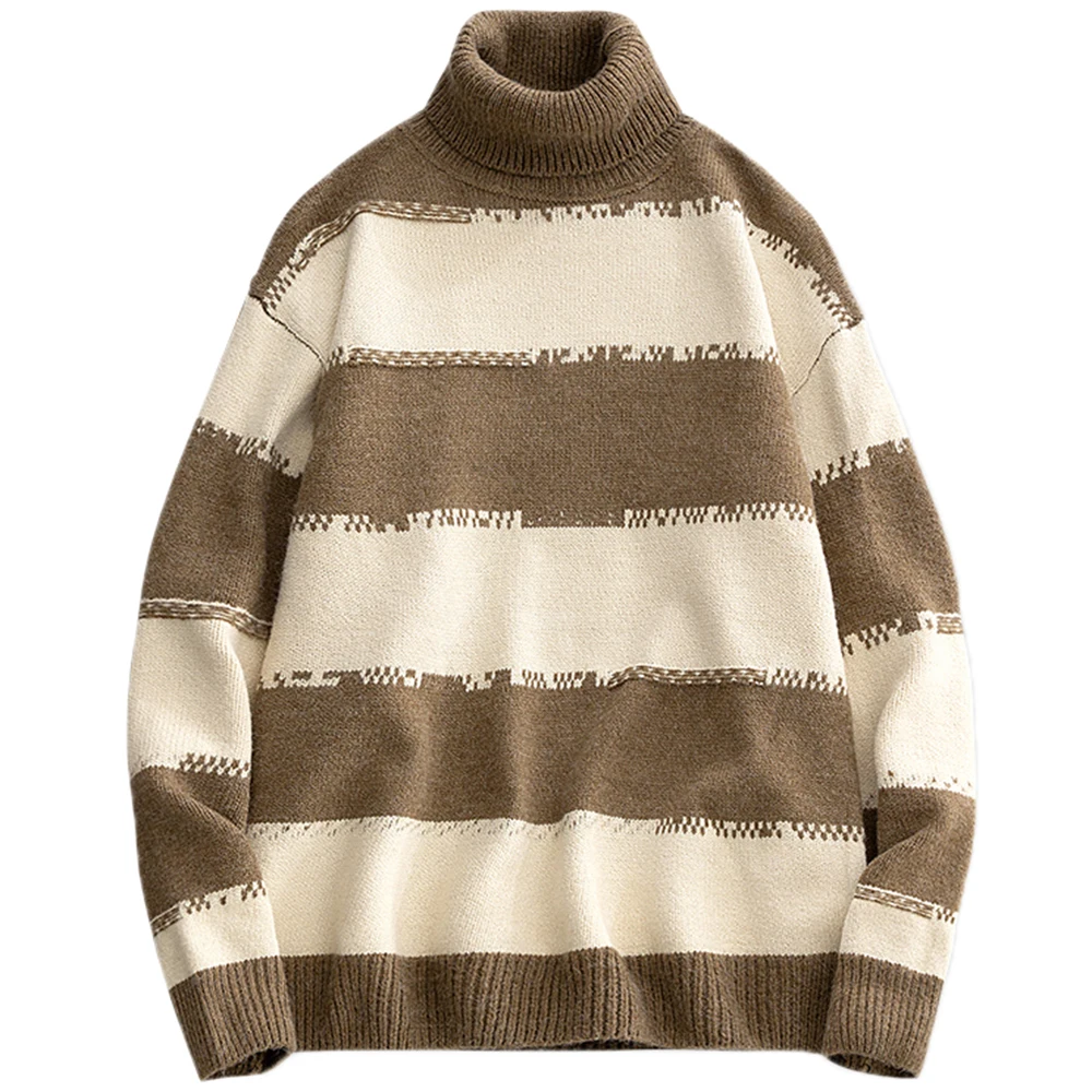 2022 japanese style hip hop loose pullover sweater oversized knitted women and men turtleneck sweaters jersey unisex coats 9198
2022 japanese style hip hop loose pullover sweater oversized knitted women and men turtleneck sweaters jersey unisex coats 9198