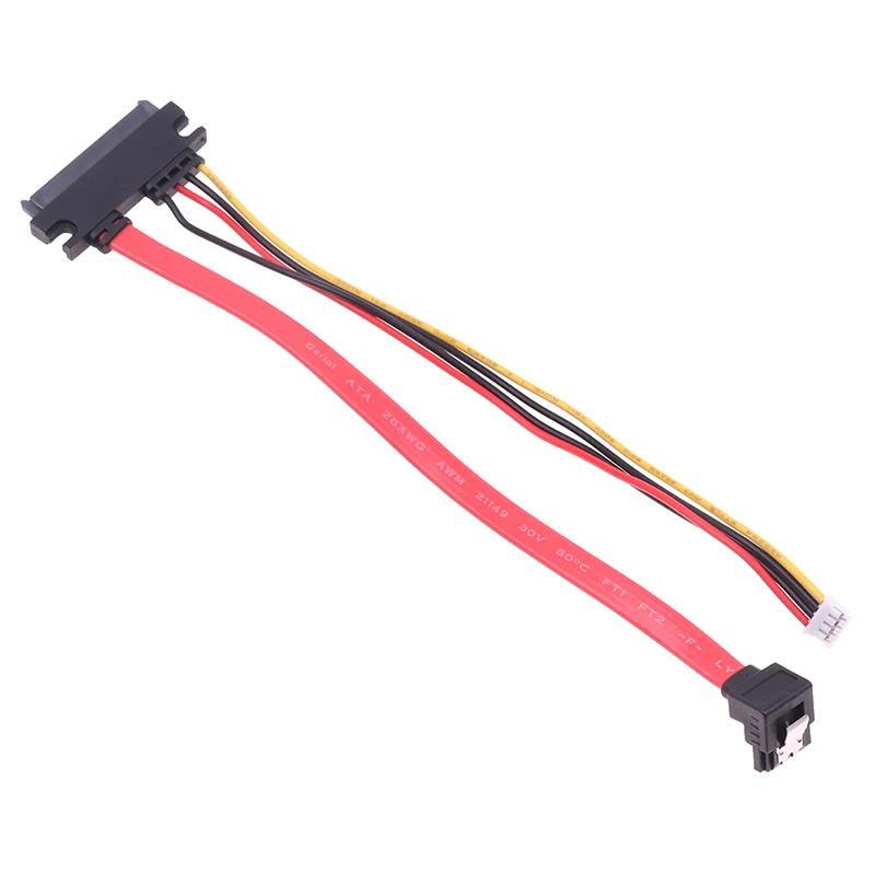 2-в-1 7-контактный SATA кабель для передачи данных + 2,0 мм 4-контактный Power Combo 7 + 15 контактов 22P SATA сдвоенный CD/DVD HD кабель для жесткого диска 25 см
2-в-1 7-контактный SATA кабель для передачи данных + 2,0 мм 4-контактный Power Combo 7 + 15 контактов 22P SATA сдвоенный CD/DVD HD кабель для жесткого диска 25 см