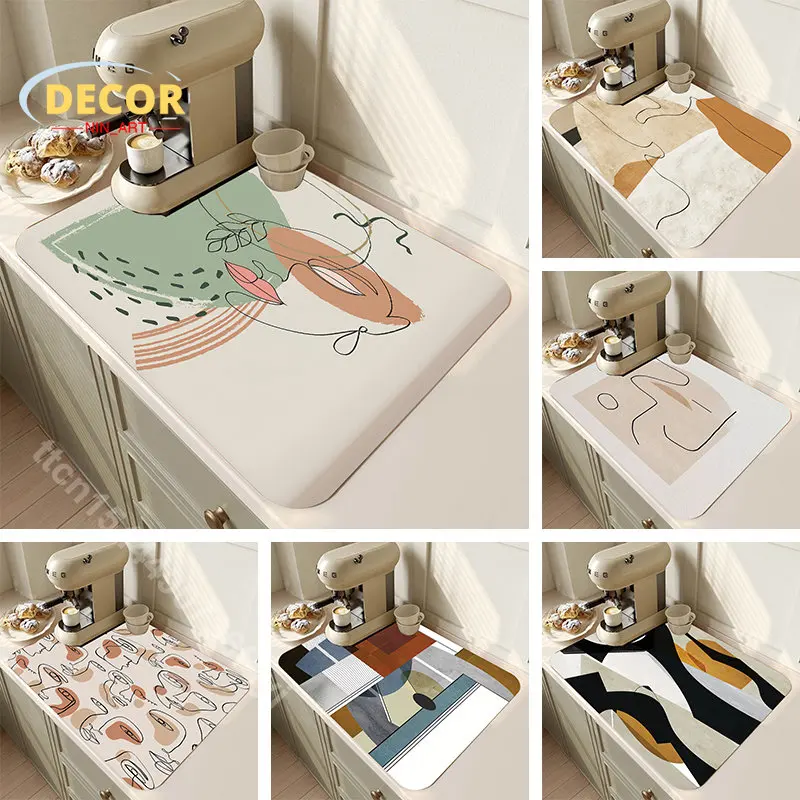 French Abstract Composition Diagram Drain Pad Dish Drying Mat Kitchen Decoraction Placemat Silicone Super Absorbent Drainer Mats
French Abstract Composition Diagram Drain Pad Dish Drying Mat Kitchen Decoraction Placemat Silicone Super Absorbent Drainer Mats