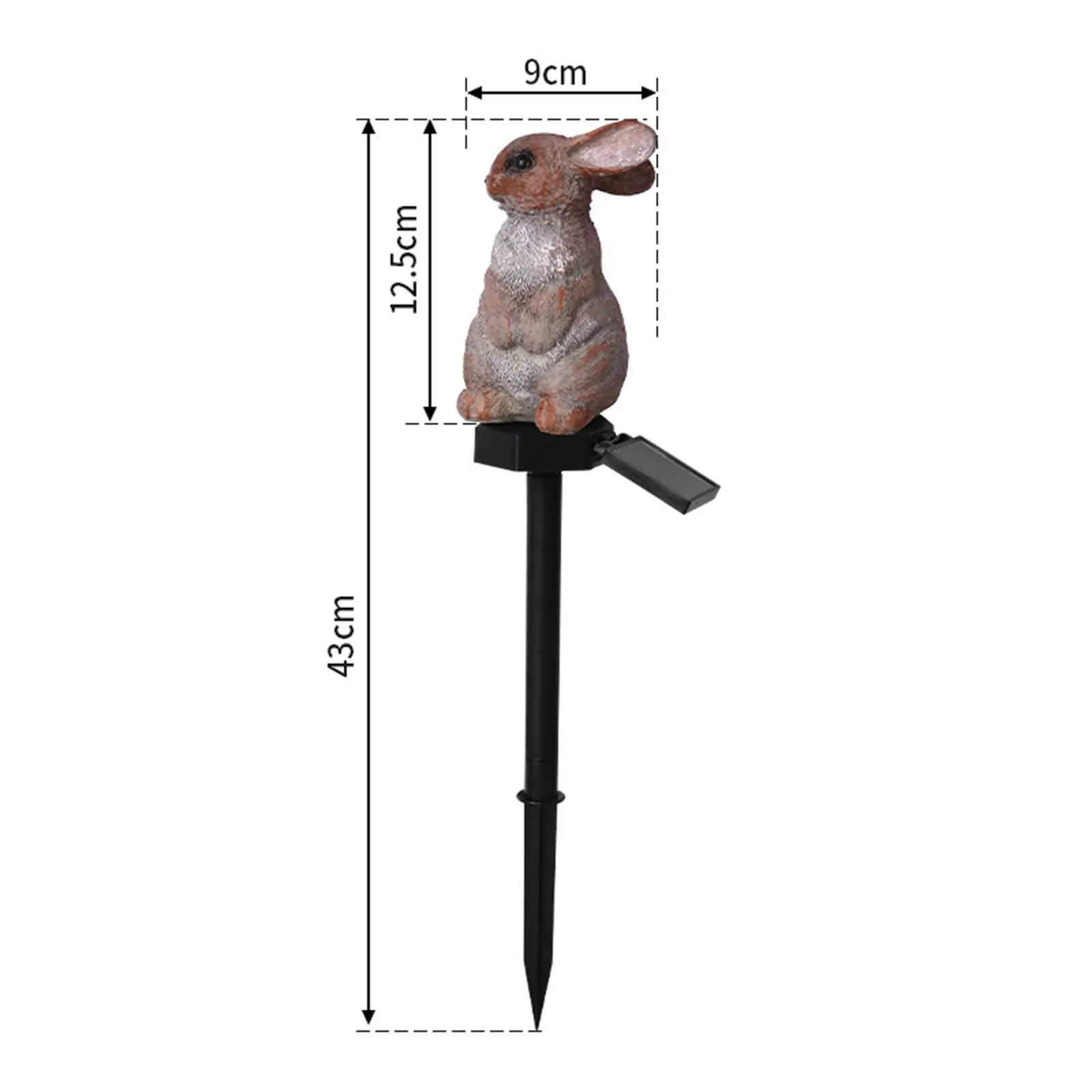 Garden Solar Lights Rabbit Lamp Landscape Light LED Stake Lights Decorative Resin Lights for Backyard Outdoor Yard Patio Family
Garden Solar Lights Rabbit Lamp Landscape Light LED Stake Lights Decorative Resin Lights for Backyard Outdoor Yard Patio Family