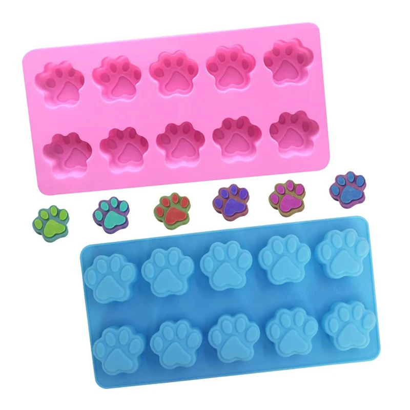 New Paw Print Silicone Mold Dog Cat Animal Baking Moulds For Mousse Cake Cookie Candy Chocolate Jelly Pudding Soap Ice Cube Tray
New Paw Print Silicone Mold Dog Cat Animal Baking Moulds For Mousse Cake Cookie Candy Chocolate Jelly Pudding Soap Ice Cube Tray