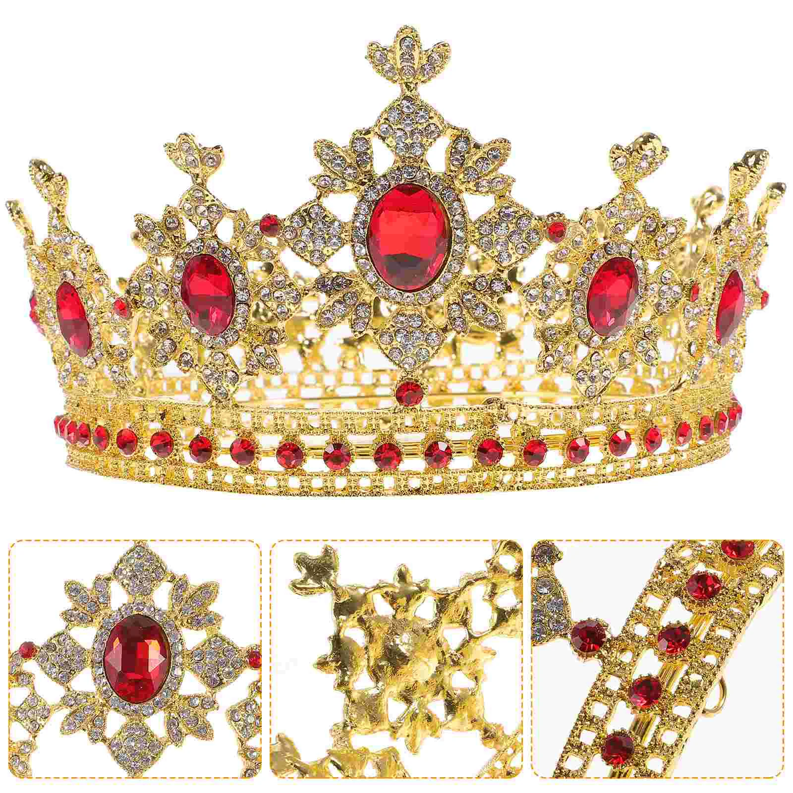 Rhinestone Crown Halloween Costumes Fashion Headwear Photography Bride European American Alloy Women's
Rhinestone Crown Halloween Costumes Fashion Headwear Photography Bride European American Alloy Women's