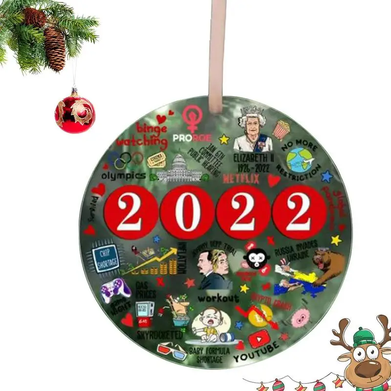 Украшения для новогодней елки 2022, круглые акриловые подвески для ежегодного мероприятия, подвесные украшения для рождественской елки, декор для рождественской елки
Украшения для новогодней елки 2022, круглые акриловые подвески для ежегодного мероприятия, подвесные украшения для рождественской елки, декор для рождественской елки