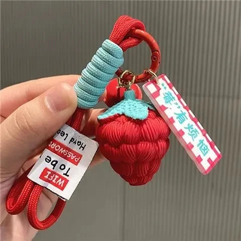 JOY Strawberry Bracelet Key Pendant Female Key Delicate Bag Pendant Small Cute Key Chain
JOY Strawberry Bracelet Key Pendant Female Key Delicate Bag Pendant Small Cute Key Chain