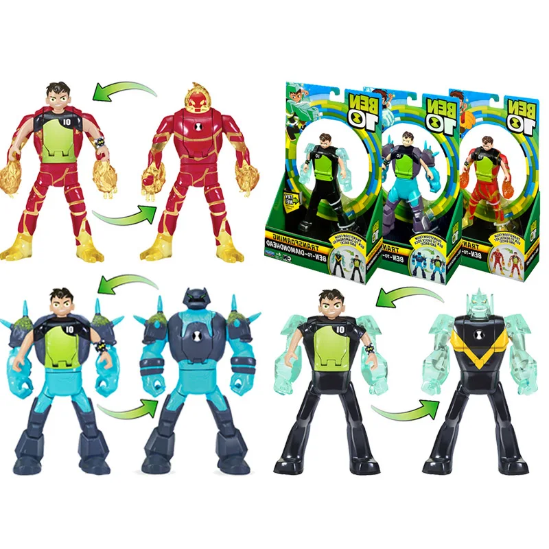 Genuine Ben Tennyson 10 Doll Deformation Figure Toys Collection Ben10 Omnitrix Table Ornaments Children Boys Gifts
Genuine Ben Tennyson 10 Doll Deformation Figure Toys Collection Ben10 Omnitrix Table Ornaments Children Boys Gifts