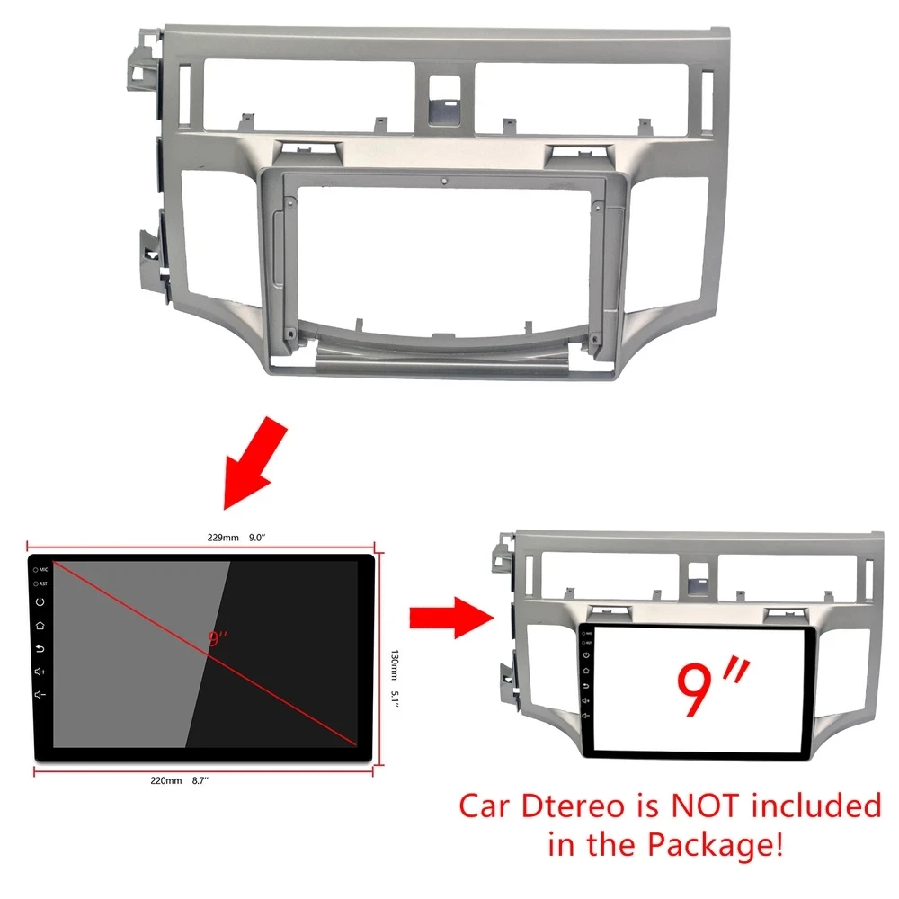2din Car Fascia Radio Panel for TOYOTA Avalon 2005-2009 Dash Kit Install Facia Console Bezel Adapter Cover Trim Plate
2din Car Fascia Radio Panel for TOYOTA Avalon 2005-2009 Dash Kit Install Facia Console Bezel Adapter Cover Trim Plate