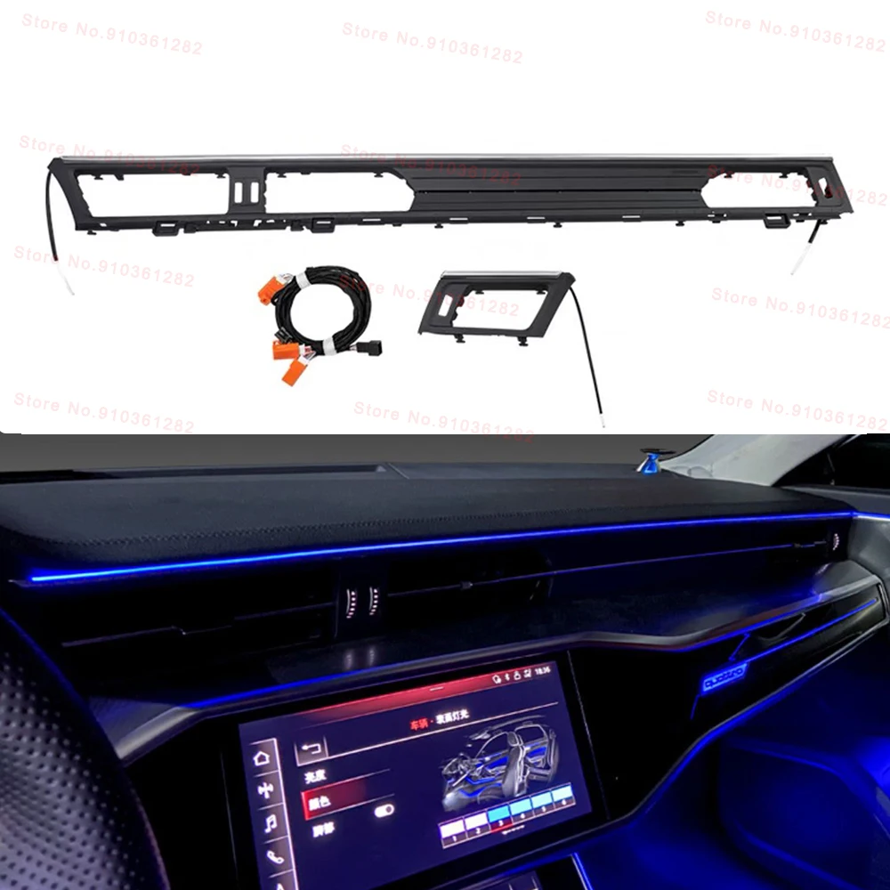 Car Styling Upgrade Front Dashboard Outlet Ambient Light Air Vent Neon Lamp For Audi A6 C8 A7 Car Decoration Accessories
Car Styling Upgrade Front Dashboard Outlet Ambient Light Air Vent Neon Lamp For Audi A6 C8 A7 Car Decoration Accessories