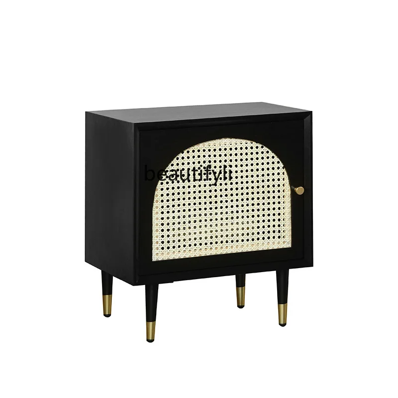 yj Nordic Solid Wood Bedside Cabinet Modern Simple Storage Locker Japanese Rattan Bedside Cabinet
yj Nordic Solid Wood Bedside Cabinet Modern Simple Storage Locker Japanese Rattan Bedside Cabinet