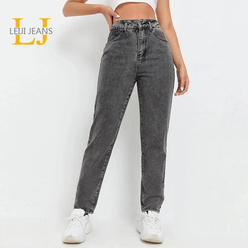 LEIJIJEANS Curvy Women's Gray Jeans High Waist Large Size 100 Kgs Denim Jeans Stretchy 6XL Harem Full Length Loose Women Jeans
LEIJIJEANS Curvy Women's Gray Jeans High Waist Large Size 100 Kgs Denim Jeans Stretchy 6XL Harem Full Length Loose Women Jeans