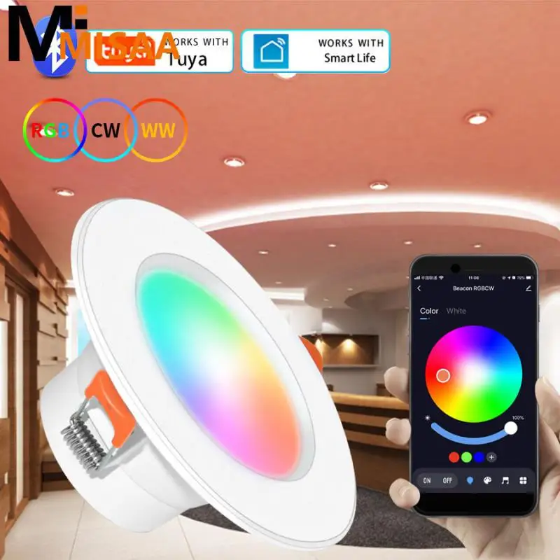 Recessed Round Light Smart Life Timer Seting Works With Alexa Google Hom Colorful Voice Control Works With Alexa Google Home
Recessed Round Light Smart Life Timer Seting Works With Alexa Google Hom Colorful Voice Control Works With Alexa Google Home
