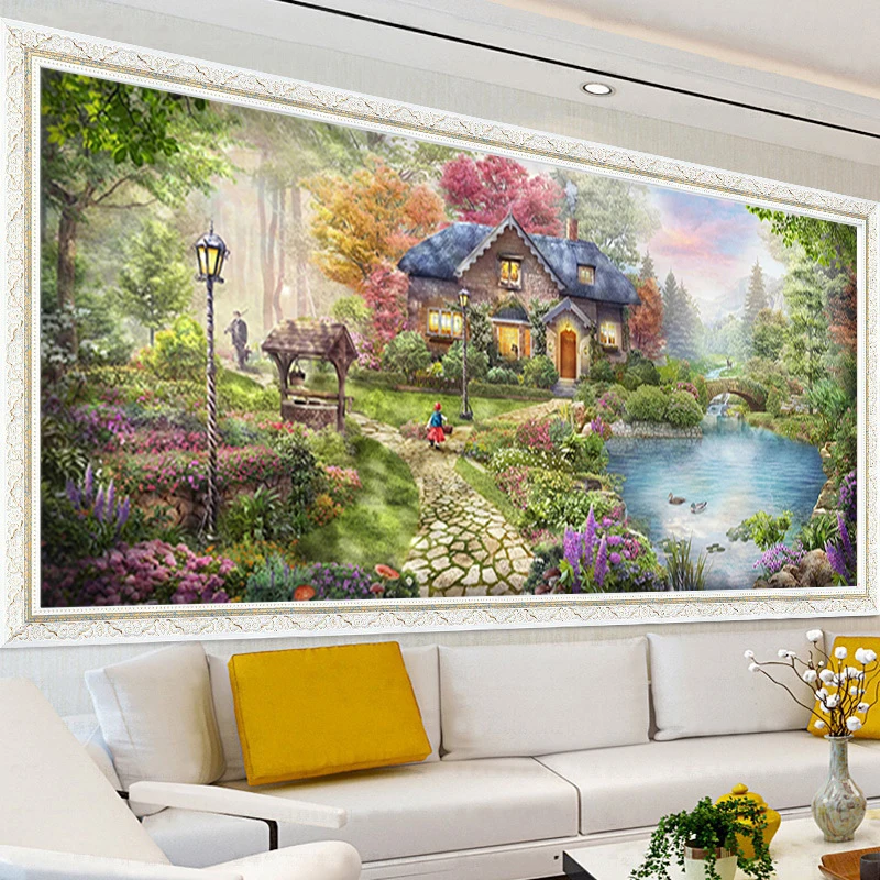 5d Diy Diamond Painting Kits Rural Landscape Cross Stitch Full Drill Art Wall Diamond Embroidery Living Room Bedroom Home Decor
5d Diy Diamond Painting Kits Rural Landscape Cross Stitch Full Drill Art Wall Diamond Embroidery Living Room Bedroom Home Decor