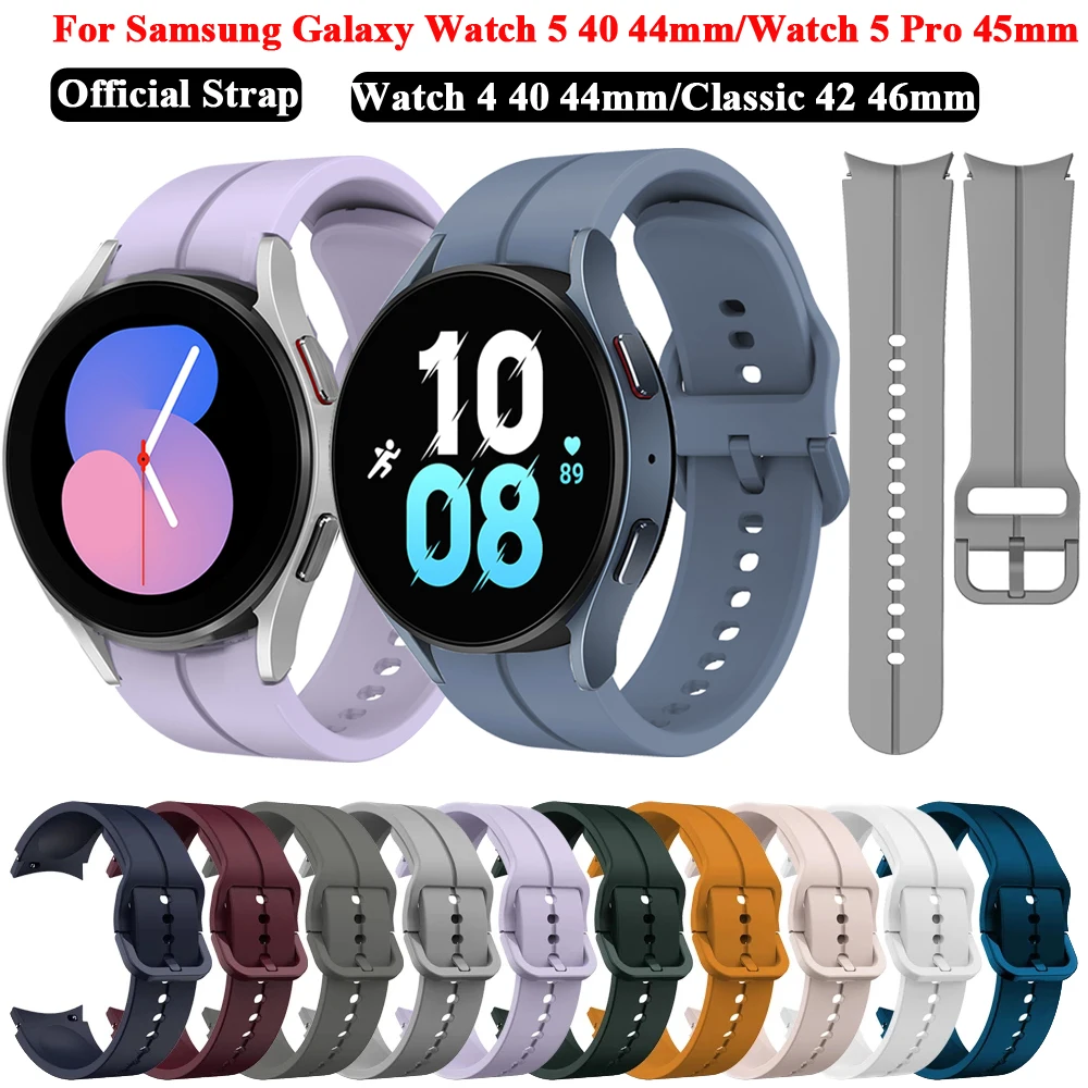 Ремешок силиконовый для наручных часов Samsung Galaxy Watch 4/5 40 44 мм, 42 46 мм
Ремешок силиконовый для наручных часов Samsung Galaxy Watch 4/5 40 44 мм, 42 46 мм