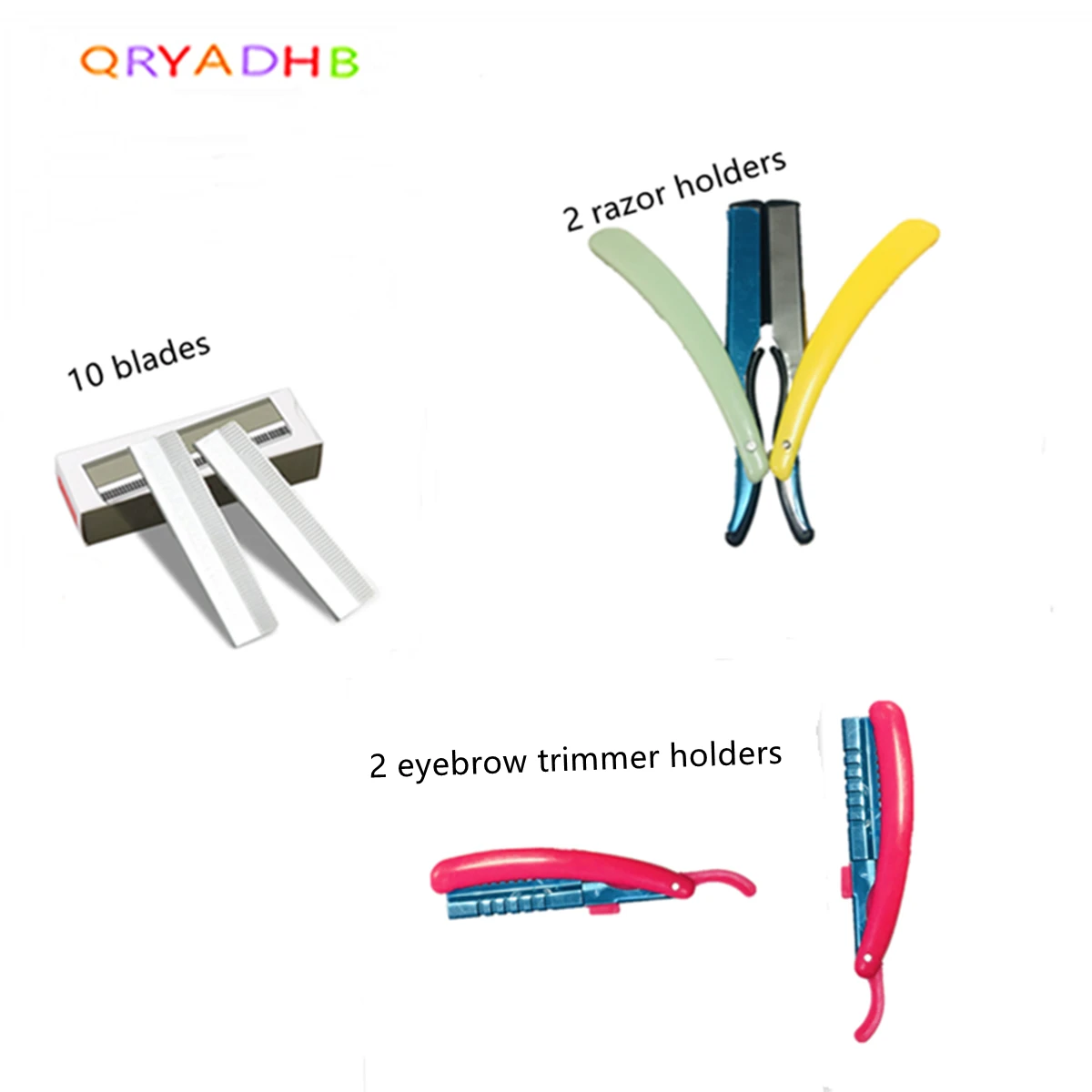 Beauty Eyebrow Shaver Holder Hair Salon Shaver Holder Tool Set (2Eyebrow Shaver Holders,2Shaver Holders10Stainless Steel Blades)
Beauty Eyebrow Shaver Holder Hair Salon Shaver Holder Tool Set (2Eyebrow Shaver Holders,2Shaver Holders10Stainless Steel Blades)