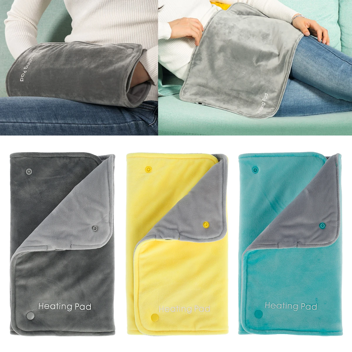 Electric Heating Pads for Back Pain Relief Soft Heated Mat for Back Shoulders Abdomen Arms Legs Pain and Muscle Cramps 30 x 50cm
Electric Heating Pads for Back Pain Relief Soft Heated Mat for Back Shoulders Abdomen Arms Legs Pain and Muscle Cramps 30 x 50cm