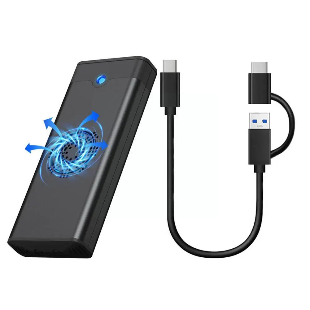 Корпус M.2 NVMe SSD Φ 10 Гбит/с USB3.2 Gen2 NVME NGFF двухпротокольный встроенный охлаждающий вентилятор для 2242/2260/2280 M2 SSD-накопителя X9L2
Корпус M.2 NVMe SSD Φ 10 Гбит/с USB3.2 Gen2 NVME NGFF двухпротокольный встроенный охлаждающий вентилятор для 2242/2260/2280 M2 SSD-накопителя X9L2