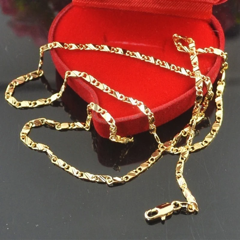 Fashion Gold Chain Necklace Charm Necklace for Women Silver Chains for Men Bride Wedding Engagement Jewelry Valentine's Day Gift
Fashion Gold Chain Necklace Charm Necklace for Women Silver Chains for Men Bride Wedding Engagement Jewelry Valentine's Day Gift