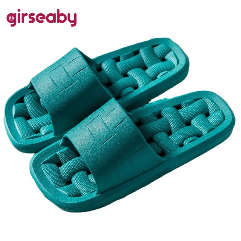 Girseaby Women Slippers Hollow Bathroom Home Non-slip Indoor Deodorant Soft Couples Leaking Female Sandals Lover Summer S3520
Girseaby Women Slippers Hollow Bathroom Home Non-slip Indoor Deodorant Soft Couples Leaking Female Sandals Lover Summer S3520