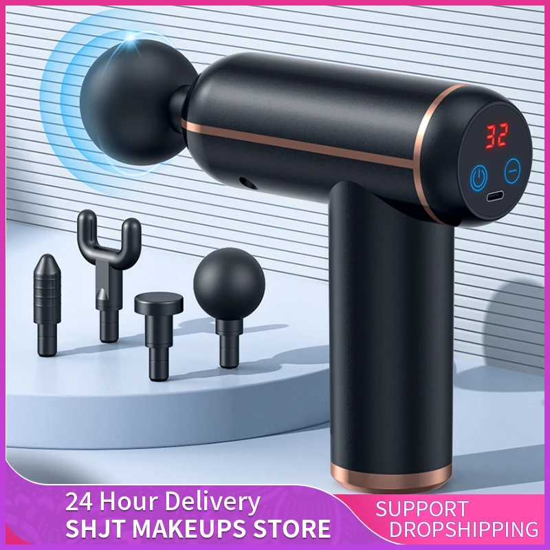 Portable Fascia Gun Vibration Massage Gun Percussion Pistol Massager For Deep Tissue Muscle Body Relaxation Mini Fitness Device
Portable Fascia Gun Vibration Massage Gun Percussion Pistol Massager For Deep Tissue Muscle Body Relaxation Mini Fitness Device