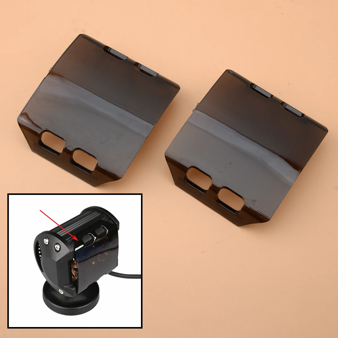 2Pcs 4" Black Work Light Pod Cover Spot Flood Fog Lamp Lens for Car Off-Road Truck ATV SUV Universal
2Pcs 4" Black Work Light Pod Cover Spot Flood Fog Lamp Lens for Car Off-Road Truck ATV SUV Universal