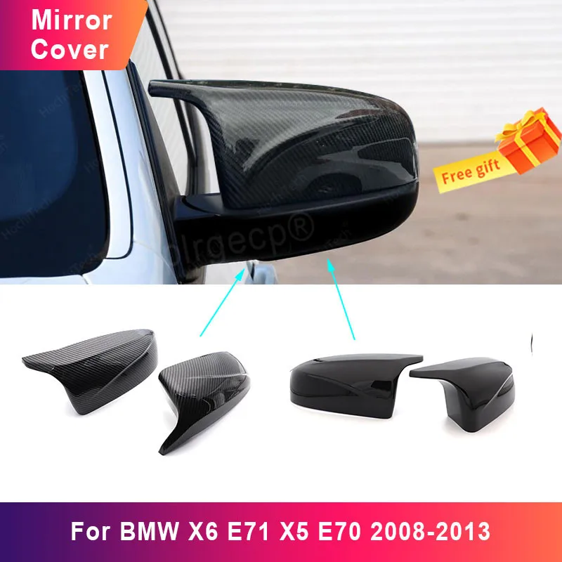 High quality For BMW X6 E71 X5 E70 2008 2009 2010 2011 2012 2013 Rearview Mirror Cover Side Wing Black & Carbon Car Accessories
High quality For BMW X6 E71 X5 E70 2008 2009 2010 2011 2012 2013 Rearview Mirror Cover Side Wing Black & Carbon Car Accessories