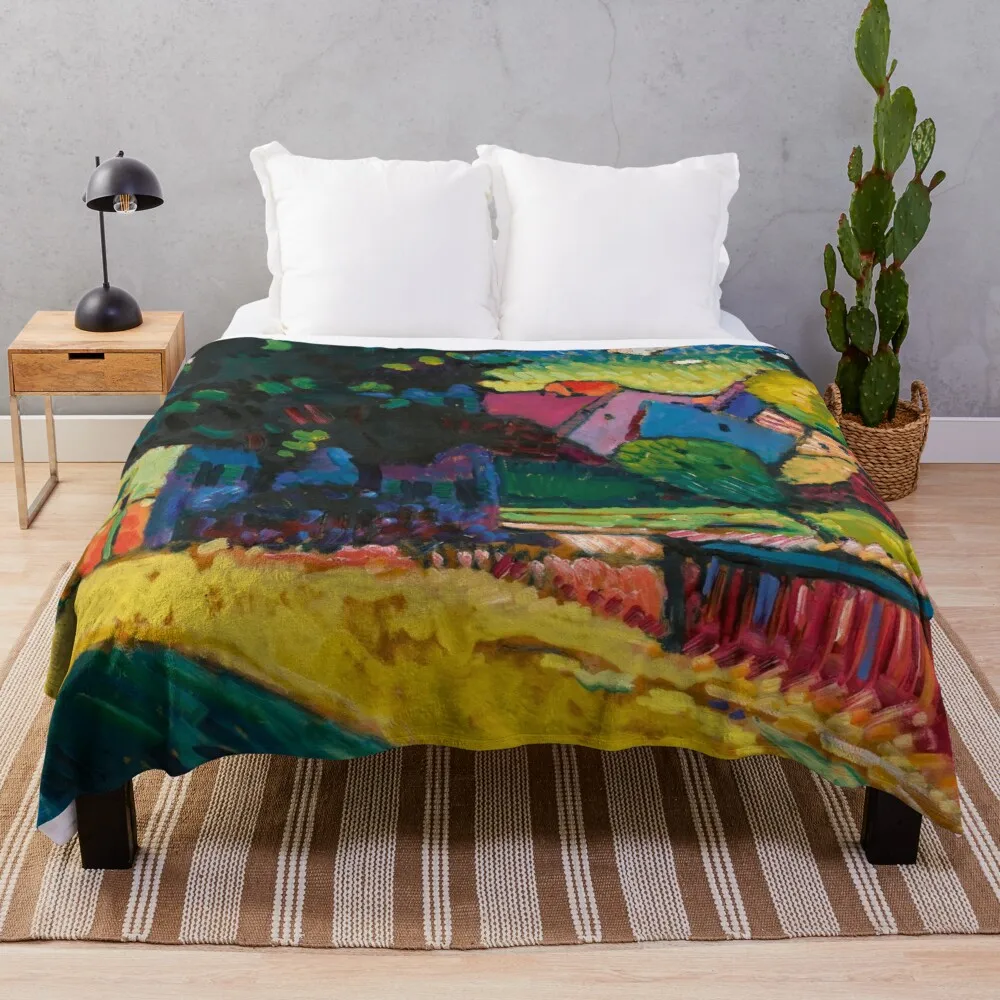 Wassily Kandinsky Murnau - Landscape with Green House Throw Blanket Blanket Wool Crochet Blankets Fleece Multi-Purpose
Wassily Kandinsky Murnau - Landscape with Green House Throw Blanket Blanket Wool Crochet Blankets Fleece Multi-Purpose