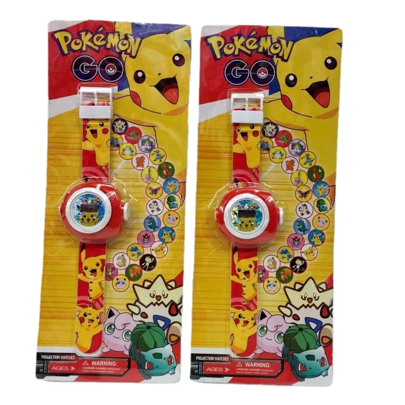 

[TAKARA TOMY] Cosplay Pokemon Pikachu Pet Elf Cartoon Projection Watch 20 Pictures Creative Gift for Children A22092008