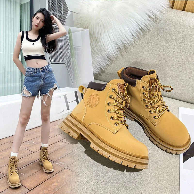 2023 Winter Women Boots Medium Heel Comfortable Ankle Ladies Boots Fashion Designer Shoes Solid Color Lace-Up Boots
2023 Winter Women Boots Medium Heel Comfortable Ankle Ladies Boots Fashion Designer Shoes Solid Color Lace-Up Boots