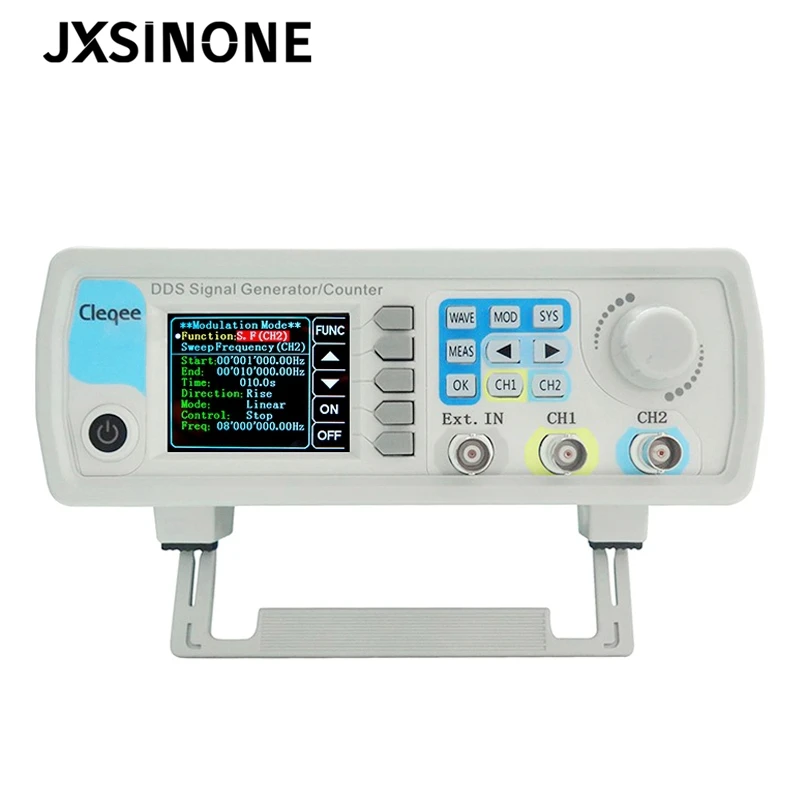 JXSINONE JDS6600-60M 60 МГц генератор сигналов с цифровым управлением двухканальный DDS