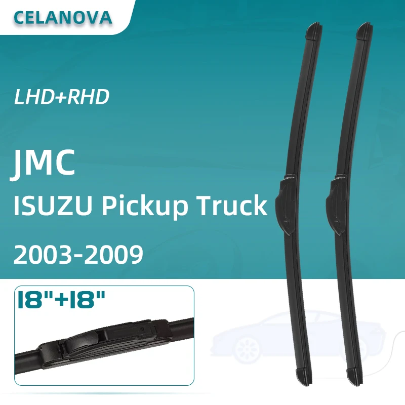 Лезвия очистителей лобового стекла автомобиля для JMC ISUZU Pickup Truck 2003-2009 18 ”+ 18”, бескаркасные резиновые стеклоочистители
Лезвия очистителей лобового стекла автомобиля для JMC ISUZU Pickup Truck 2003-2009 18 ”+ 18”, бескаркасные резиновые стеклоочистители