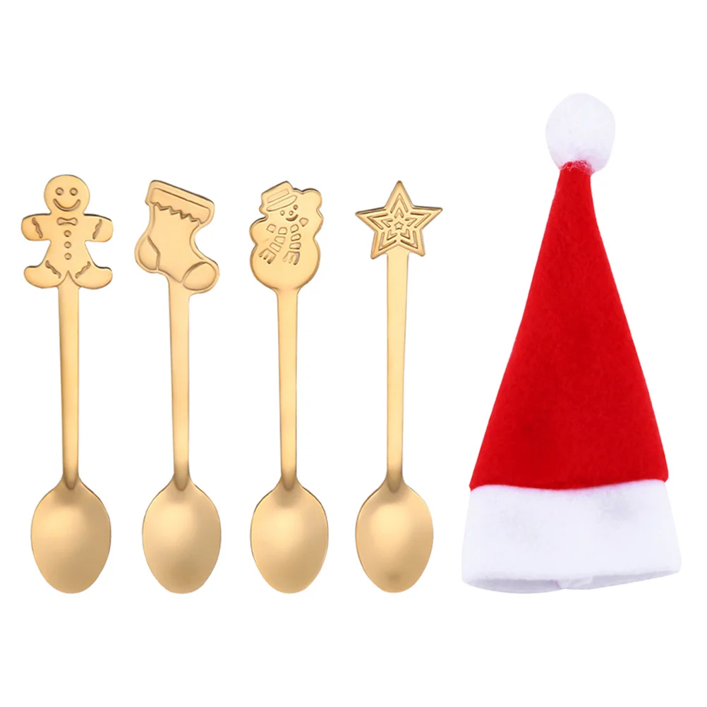 Christmas Spoons Set Creative Stainless Steel Tableware Kitchen Spoon for Home Restaurant
Christmas Spoons Set Creative Stainless Steel Tableware Kitchen Spoon for Home Restaurant