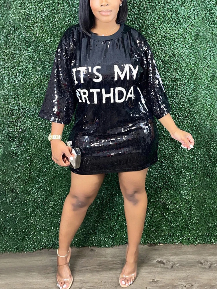 Women Long Sleeve Casual Sequined Dress Letter Printed Mini Dress זארה 2022 בגדי נשים vestidos casamento elegante
Women Long Sleeve Casual Sequined Dress Letter Printed Mini Dress זארה 2022 בגדי נשים vestidos casamento elegante