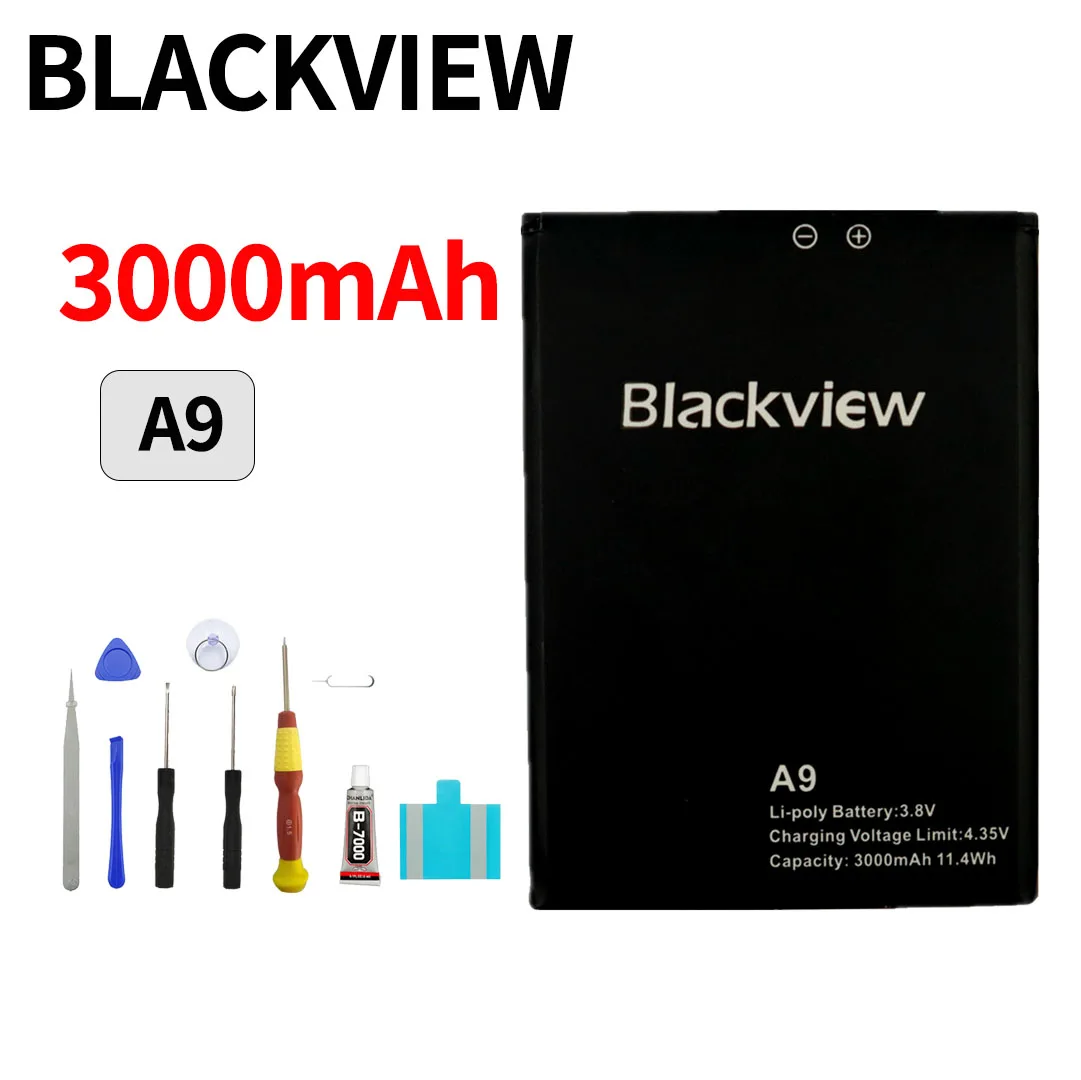 100% Orginal BLACKVIEW A9 Battery For BLACKVIEW A9 Battery 3000mAh High Quality Phone Replacement Batteries
100% Orginal BLACKVIEW A9 Battery For BLACKVIEW A9 Battery 3000mAh High Quality Phone Replacement Batteries
