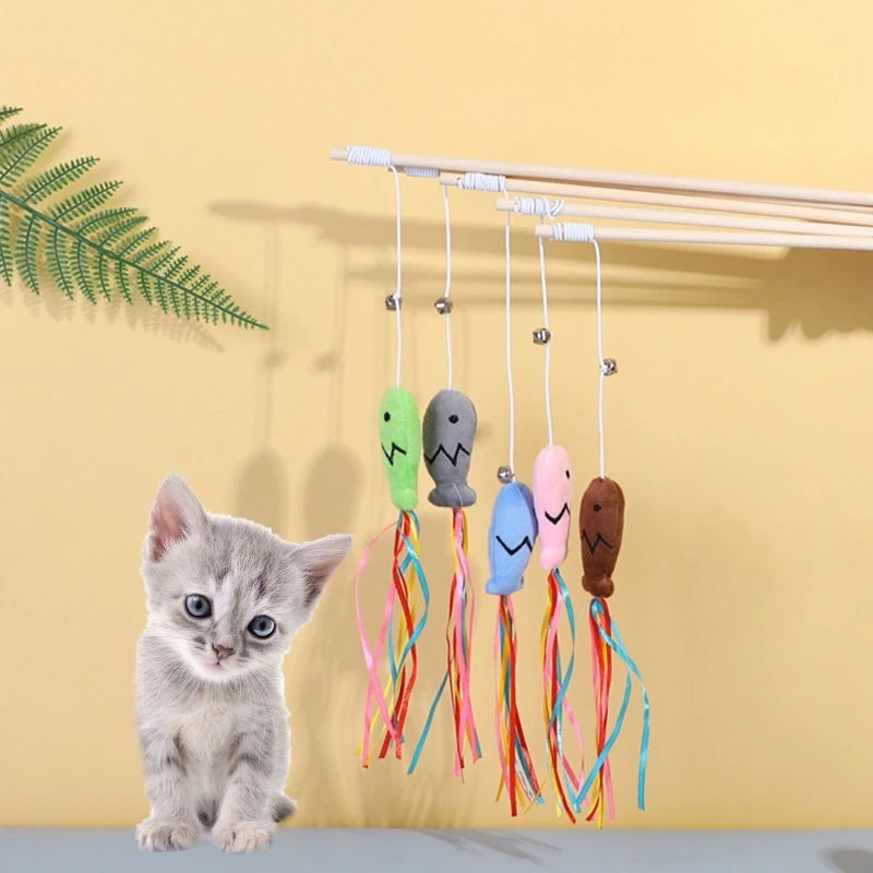 Interactive Tassel Toys Wand Toy Tassels Teaser with Fringe Catnip for Indoor Cats Kitten Play Chase Exercise 16
Interactive Tassel Toys Wand Toy Tassels Teaser with Fringe Catnip for Indoor Cats Kitten Play Chase Exercise 16