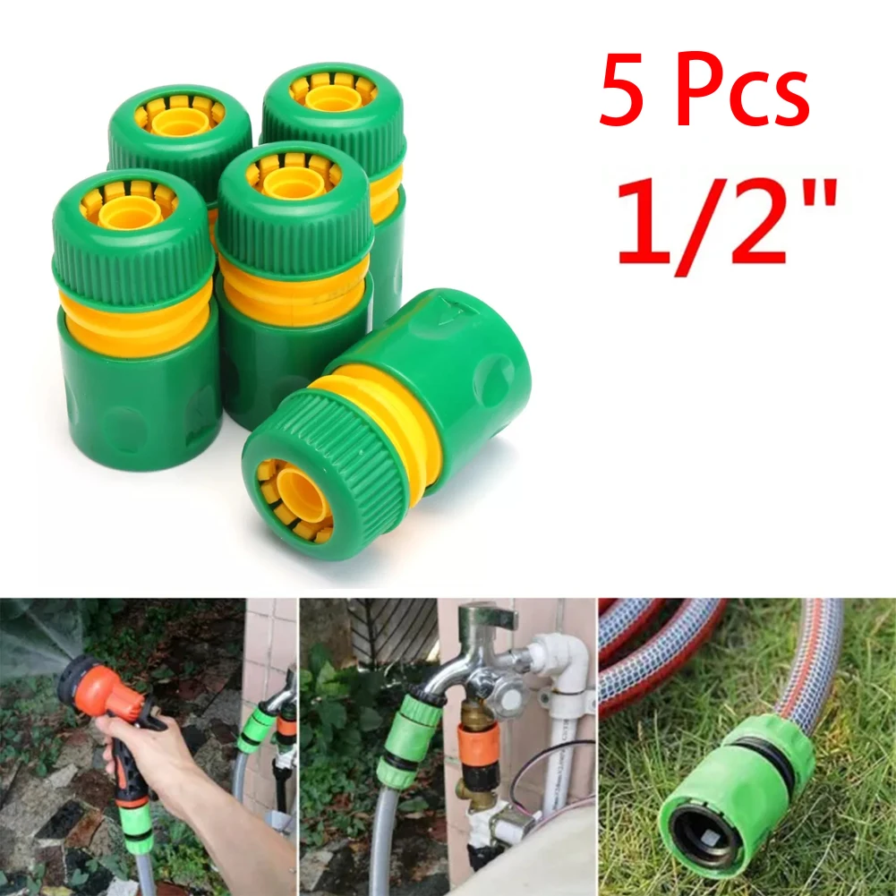 5pcs Connector PP Plastic Quick Connect Replacement Spare Parts Tap Water Hose Pipe Car Washing Fitting Garden
5pcs Connector PP Plastic Quick Connect Replacement Spare Parts Tap Water Hose Pipe Car Washing Fitting Garden