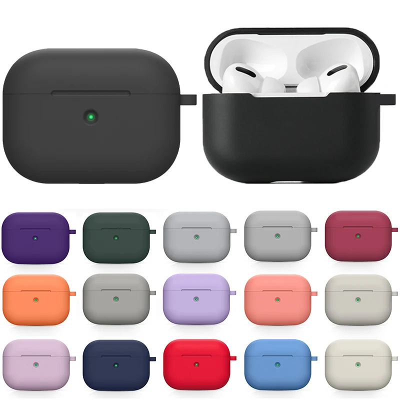 Новый силиконовый чехол для наушников AirPods Pro, защитный чехол, Беспроводная связь Bluetooth, аксессуары для Airpods 2/1
Новый силиконовый чехол для наушников AirPods Pro, защитный чехол, Беспроводная связь Bluetooth, аксессуары для Airpods 2/1