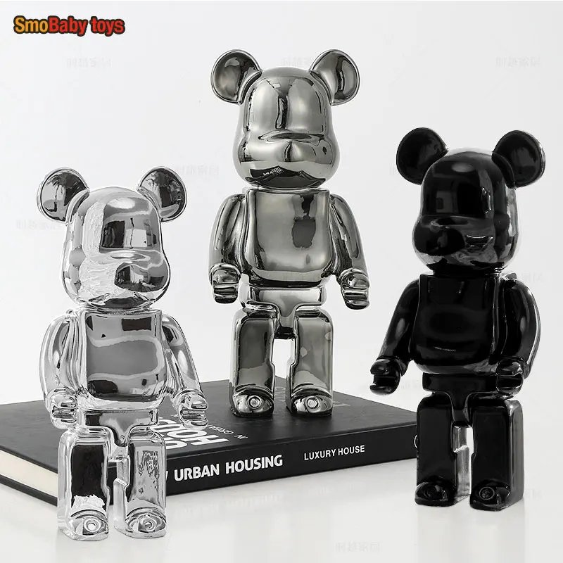 Plating Bearbricklys 26cm 400% Statue Violence Bear Sculpture Figure Ornaments Bookshelf Living Room Home Decor Gift Collectible
Plating Bearbricklys 26cm 400% Statue Violence Bear Sculpture Figure Ornaments Bookshelf Living Room Home Decor Gift Collectible