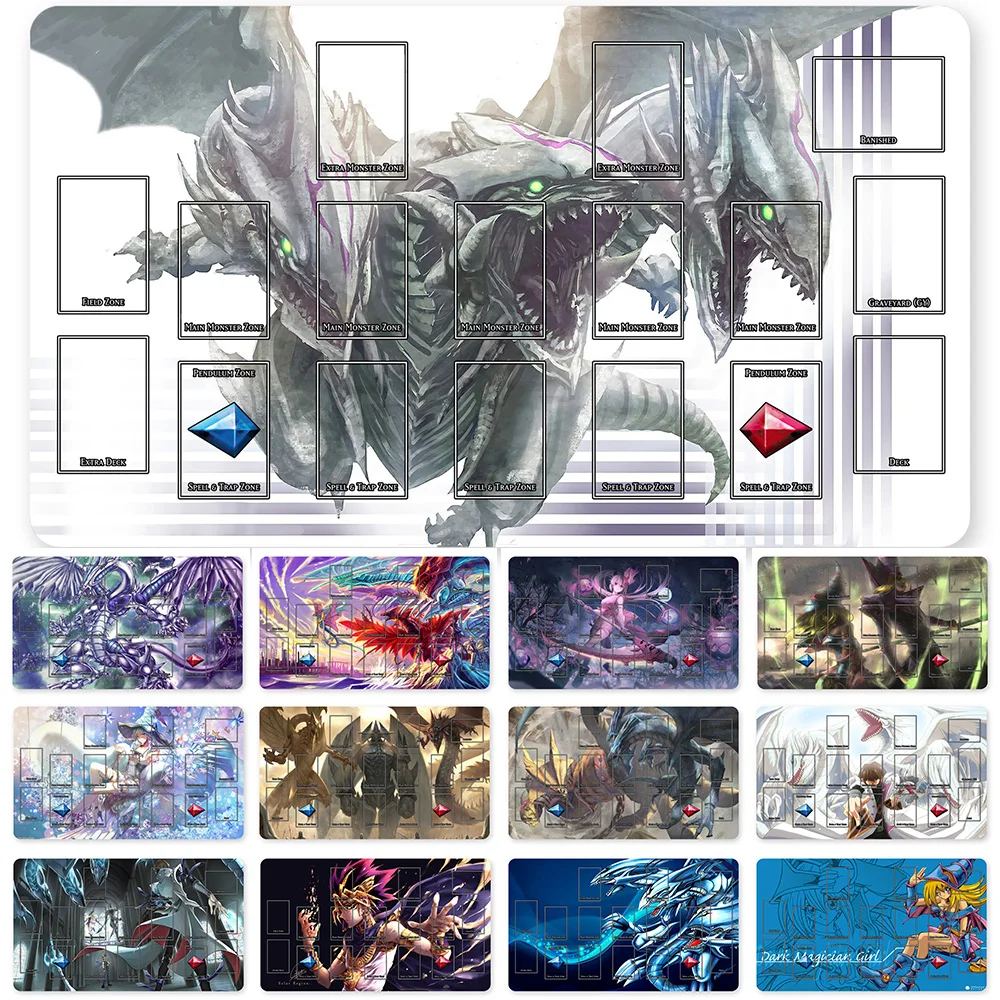 HOT OCG Playmat Blue-eyes Ultimate Dragon Dark Magician Duel Monsters Playmats Compatible for YuGiOh TCG + Free Bag - ygo (41)
HOT OCG Playmat Blue-eyes Ultimate Dragon Dark Magician Duel Monsters Playmats Compatible for YuGiOh TCG + Free Bag - ygo (41)