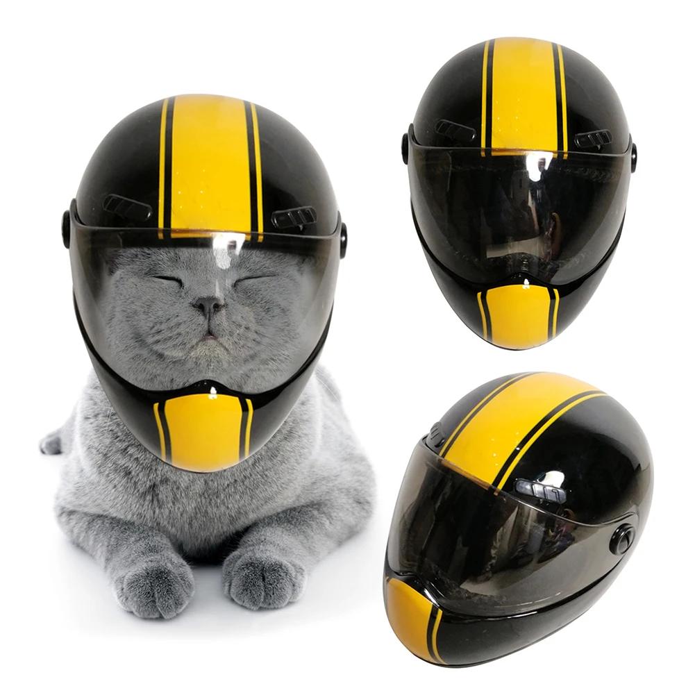 Handsome Pet Helmet,Cute Cat Dog Cap Outdoor Anti-Collision Mini Motorcycle Helmet Cat Dog Styling Photo Props Pet Hat
Handsome Pet Helmet,Cute Cat Dog Cap Outdoor Anti-Collision Mini Motorcycle Helmet Cat Dog Styling Photo Props Pet Hat