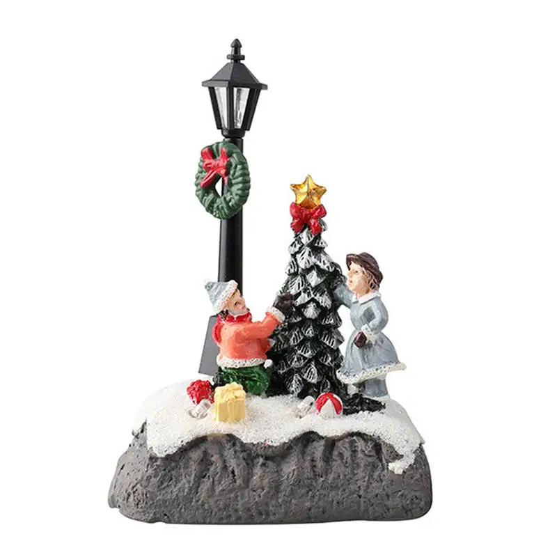 Glowing Christmas Resin Ornament Christmas Tree Snowman Party Decor For 2021 New Year Figurine Village Building Home Decoration
Glowing Christmas Resin Ornament Christmas Tree Snowman Party Decor For 2021 New Year Figurine Village Building Home Decoration