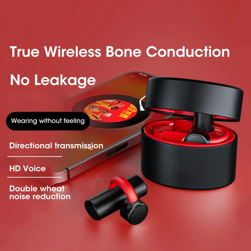 2022 New Bluetooth 5.2 Bone Conduction Headset Wireless In-ear Sports Waterproof Headset Is Suitable For Apple Android Universal
2022 New Bluetooth 5.2 Bone Conduction Headset Wireless In-ear Sports Waterproof Headset Is Suitable For Apple Android Universal