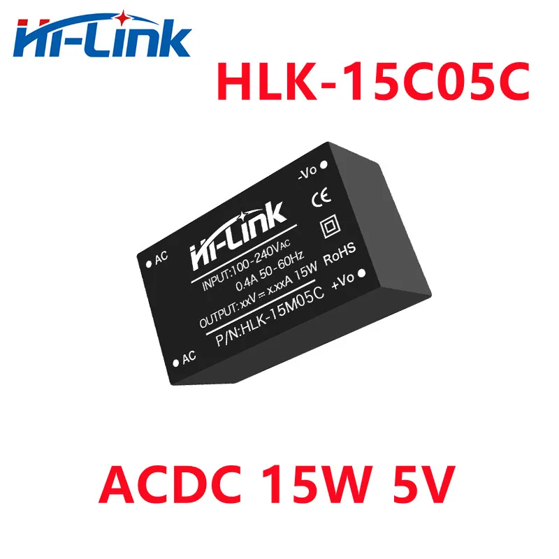 

Бесплатная доставка, Hi-Link HLK-15M05C новый модуль питания преобразователя постоянного тока 15 Вт 220 В в 5 В, изолированный понижающий источник пита...