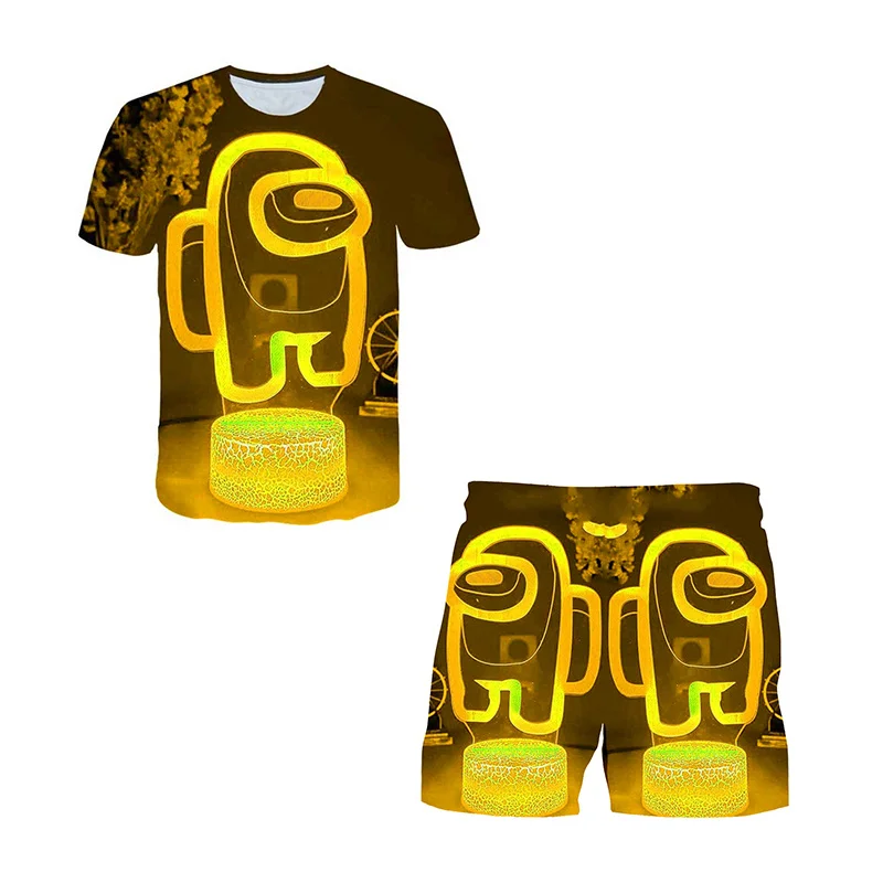Boys Girls Summer Sport Among Us Clothes Kids Casual Impostor Graphic Short Sleeve T-Shirt + Shorts Children Among Us Outfits
Boys Girls Summer Sport Among Us Clothes Kids Casual Impostor Graphic Short Sleeve T-Shirt + Shorts Children Among Us Outfits